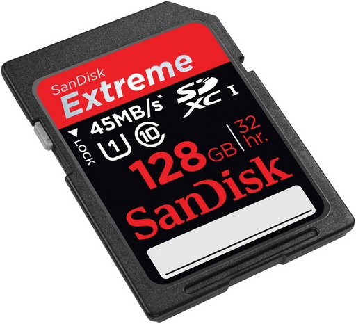 SanDisk 128GB Extreme SDXC