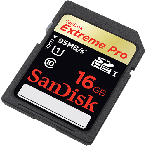 SanDisk 16 GB SDHC Extreme Pro