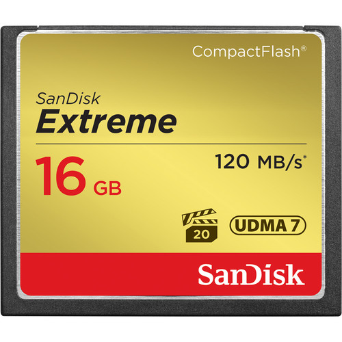 SanDisk 16GB Extreme Compact Flash