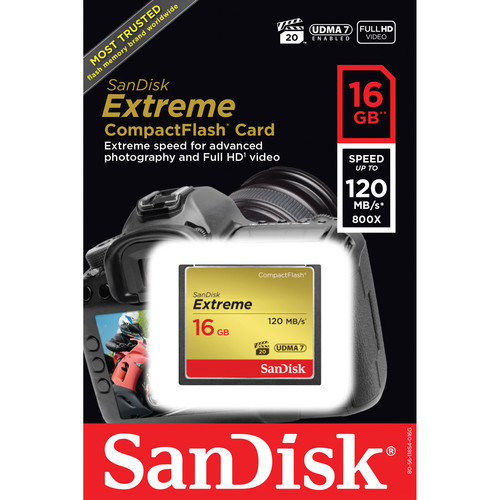 SanDisk 16GB Extreme Compact Flash