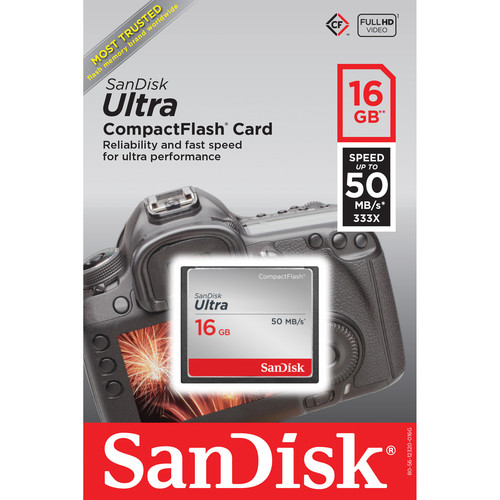 SanDisk 16GB Ultra CompactFlash