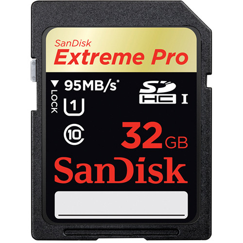 SanDisk 32 GB SDHC Extreme Pro