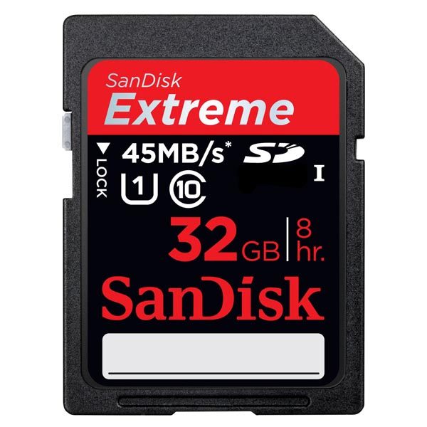SanDisk 32GB Extreme SDXC
