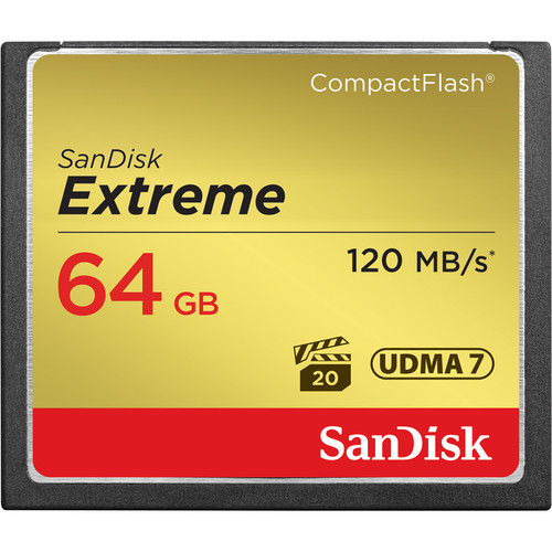 SanDisk 64GB Extreme Compact Flash