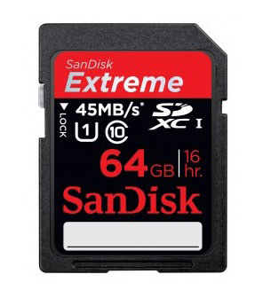 SanDisk 64GB Extreme SDXC