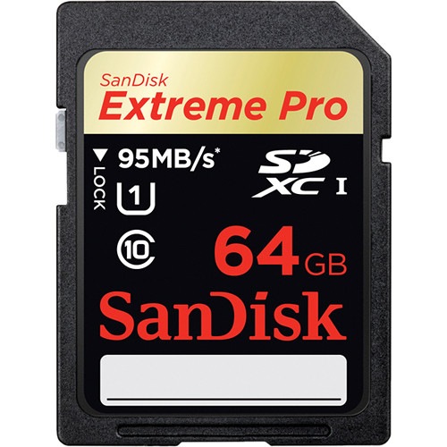 SanDisk 64GB SDXC Extreme Pro