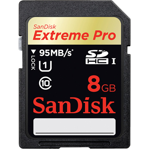 SanDisk 8 GB SDHC Extreme Pro