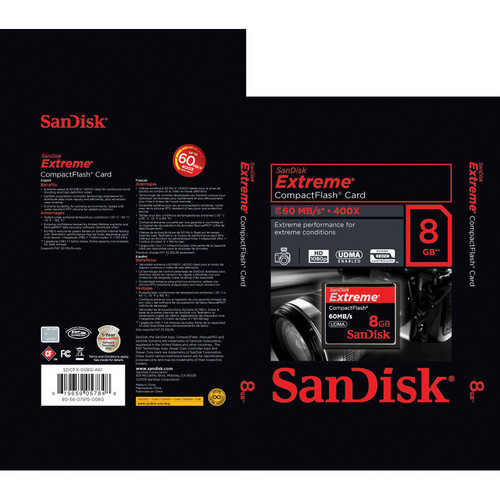 SanDisk 8GB CF Memory Card