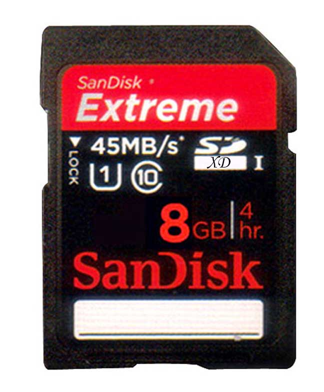 SanDisk 8GB Extreme SDXC
