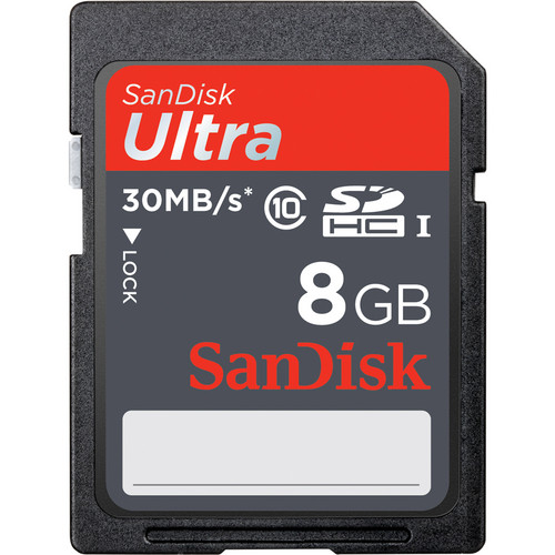 SanDisk 8GB Ultra SD Card (SDHC)