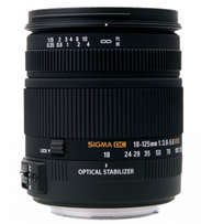Sigma 18-125mm F3.8-5.6 DC (OS)* HSM