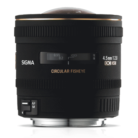 Sigma 4.5mm F2.8 EX DC HSM Circular Fisheye