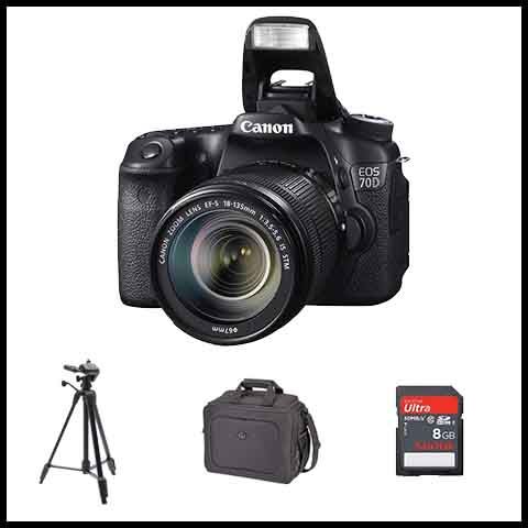 Canon 70D with 18-135mm IS STM Package