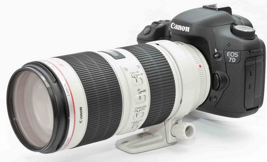 Canon EF 70-200 mm F4L IS USM lens